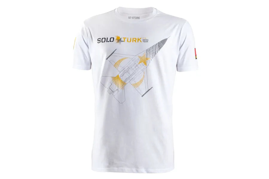 SOLOTURK Classic Regular Fit Unisex White T-Shirt