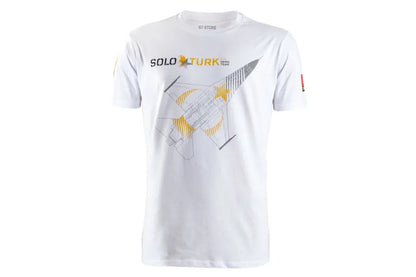 SOLOTURK Classic Regular Fit Unisex White T-Shirt