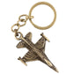 SOLOTURK F-16 Inspired Metal Keychain