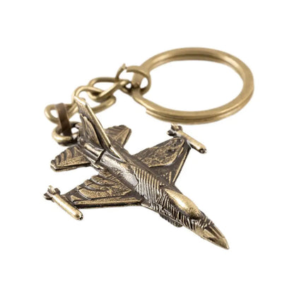SOLOTURK F-16 Inspired Metal Keychain